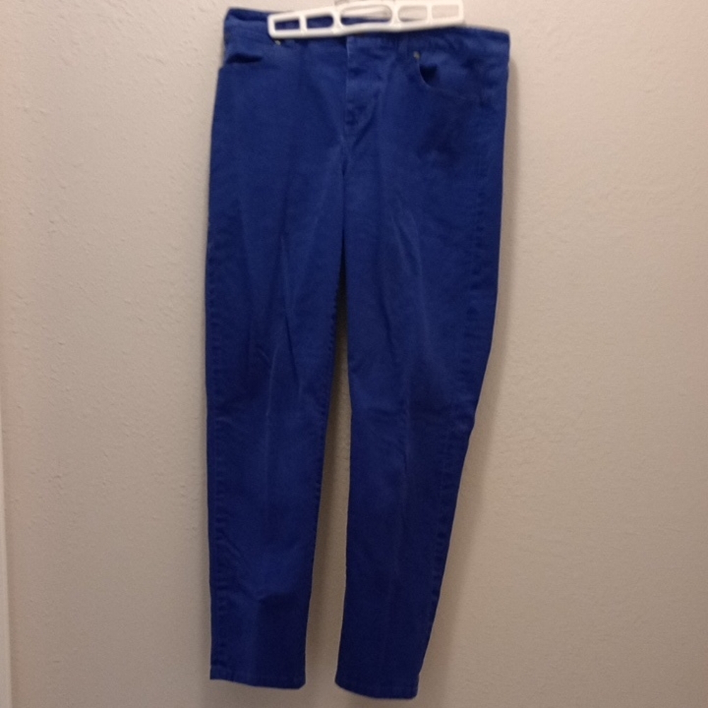 Talbots Vibrant Blue Cropped Pants